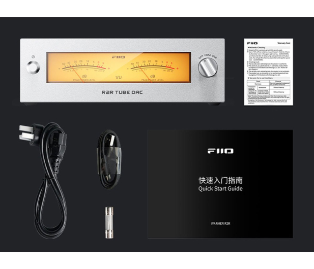 FiiO FiiO Warmer - silver - Lampowy DAC R2R/Buffer - 1583287 - zdjęcie 5
